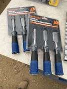 Locking plier sets, folding hex key sets, chisels, file set, tape measures etc