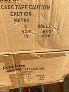 2 cases (16 rolls) “CAUTION” barricade tape