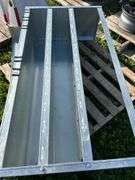 Galvanized metal shelf 44”H x 60” W