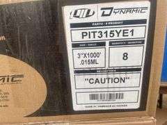 2 cases CAUTION tape 3"x1000'