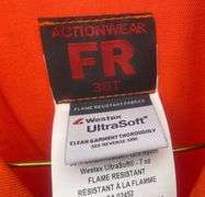 2 Orange 3M Flame resistant coveralls size 38T