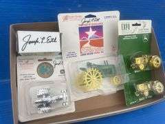 Quantity of ERTL 1:64 scale John Deere toys autographed by " Joseph Ertl "