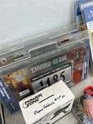 Misc cables, house signs, cell phone holders, rescue hammers etc