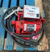 Gasboy metered fuel pump with hose & nozzle