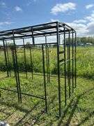 Building frame 68”W x 149”L x 84”T - black powdercoated