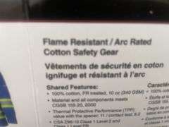 2 Flame-Gard/Arc-Gard Flame resistant overalls size - Medium and Large