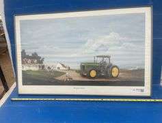 John Deere framed print #6520/7000 and comes with a Certificate of Authenticity