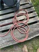 Upright air compressor- runs but leaks oil, air hose
