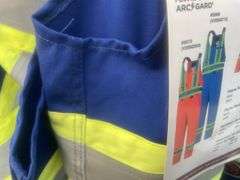 2 Flame-Gard/Arc-Gard overalls Flame resistant coveralls size XL and XXL