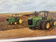 John Deere framed print #3930/7000 with Certificate of Authenticity