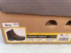 Steel toed safety boots size 10