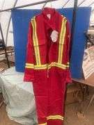 Red 3M Flame resistant coveralls size 50T