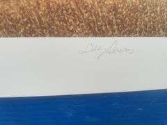 John Deere unframed print #2911/6000 with Certificate of Authenticity - 25 1/2" x 18 1/2"
