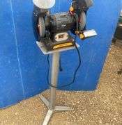 Ultra-Pro 6" bench grinder on stand - running condition