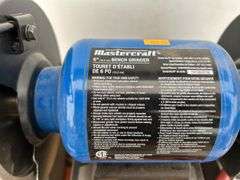 Mastercraft 6" bench grinder c/w Oneway chisel sharpening jig