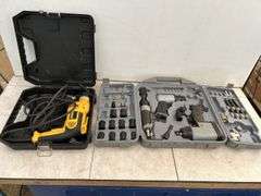 DeWalt 3/8" VSR drill - works and a Michelin air tool kit