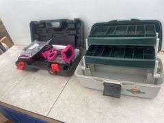 Zeeksaw kit in working condition and an empty tackle box
