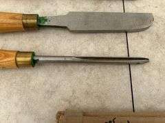 4 Large lathe chisels SJ & JB ADDIS SHEFFIELD England