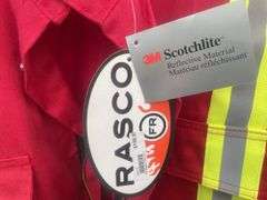 Red 3M Flame resistant coveralls size 50T
