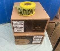2 cases of CAUTION tape 3"x 1000'