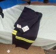 2 Hi-Viz quilted freezer jackets MEDIUMS and a pair of size 30 pants