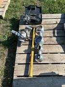 Sledge, grill, electric drill and tire grip spring