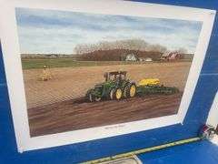 John Deere unframed print #2067/6500 comes with a Certificate of Authenticity