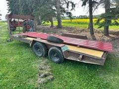OFFSITE BRANCEPETH: Homebuilt Goose Neck Trailer