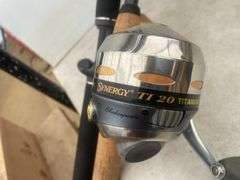 Tackle box and tackle comes with 2 rod/reel combo and an extra rod