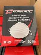 Case (12 boxes of 50) of DYNAMIC disposable dust masks