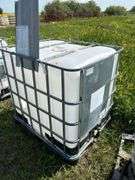 1000L chemical tote had food grade glycol in it NO LID