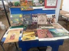 Quantity of John Deere and misc. calendars, misc journals and 1000 piece jigsaw puzzle