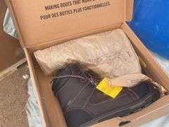 Steel toed safety boots size 12