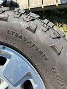 4 GM tires/rims LT245/75R17 off GM 2015
