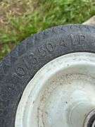 4 tires/rims 4.10/3.50-4LP