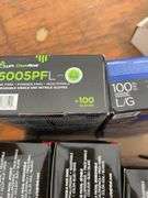 Qty of 25W light bulbs, disposable masks, nitrile gloves