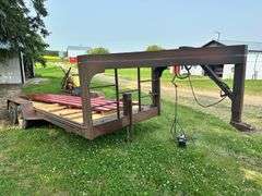OFFSITE BRANCEPETH: Homebuilt Goose Neck Trailer