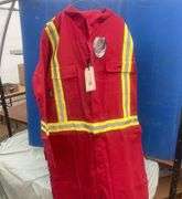 Red 3M Flame resistant coveralls size 52T