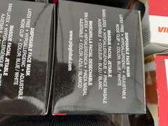 Qty of 25W light bulbs, disposable masks, nitrile gloves