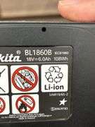 Unused Makita LXT 6.0amp 18v Battery