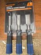 File set, chisels, folding hex key sets, socket sets, locking pliers sets, tape measures, chalk line
