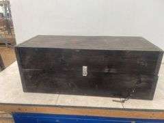 Air dryer, Approx 100 ‘ of winch cable and a shop built wooden tool box 25”x10 1/2”