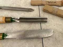4 Large lathe chisels SJ & JB ADDIS SHEFFIELD England