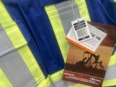 2 pair of Pioneer Flame Resistant Cotton Safety Overalls - Medium