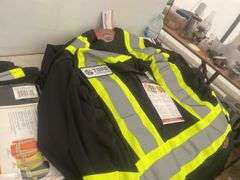 10 Large Birdseye long sleeved safety shirts