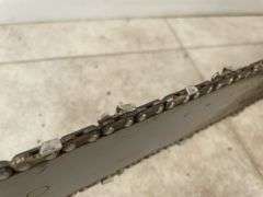 Homelite￼ 245 chainsaw on tested as no gas but has nice compression ￼