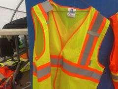 18 -Various styles of hi-viz safety vests - Size 4XL