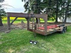OFFSITE BRANCEPETH: Homebuilt Goose Neck Trailer