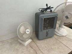 2 fans and a heater -  working condition