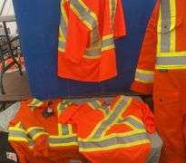 Quilted Cotton Duck coveralls and 3 safety shirts